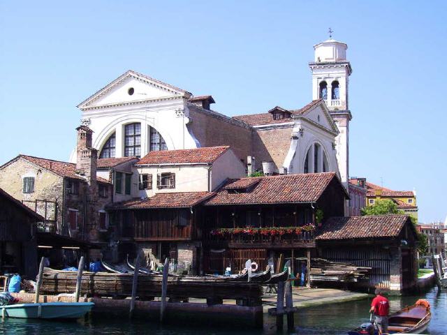 Venedig - Bootswerft San Trovaso