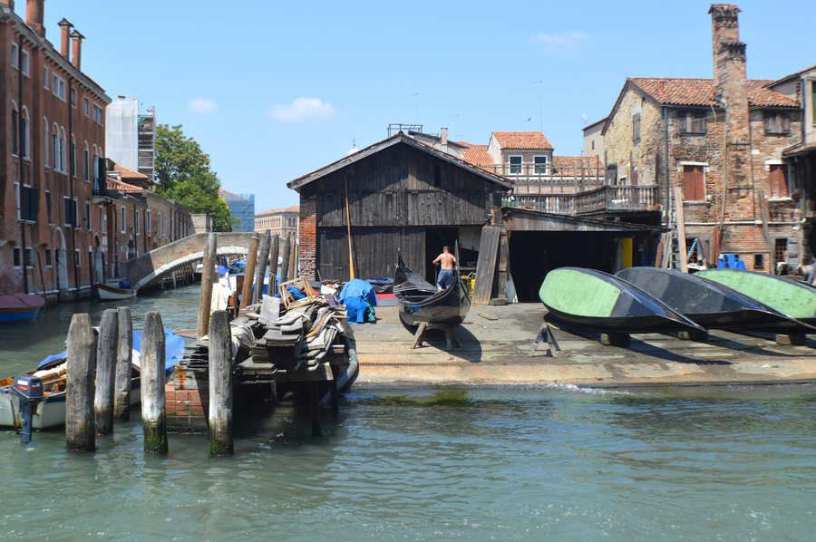 Venedig - Bootswerft San Trovaso
