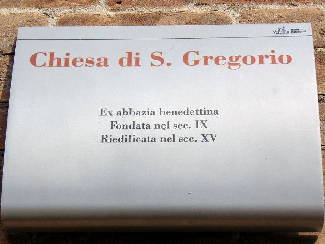 Venedig - Ex-Chiesa di San Gregorio